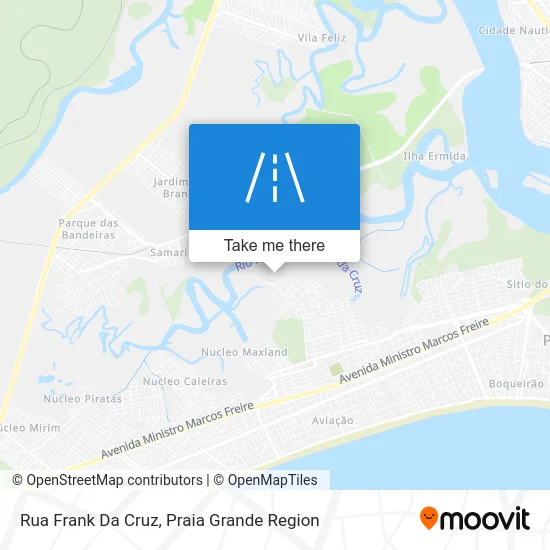 Rua Frank Da Cruz map