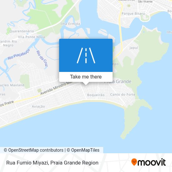 Rua Fumio Miyazi map