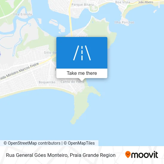 Rua General Góes Monteiro map