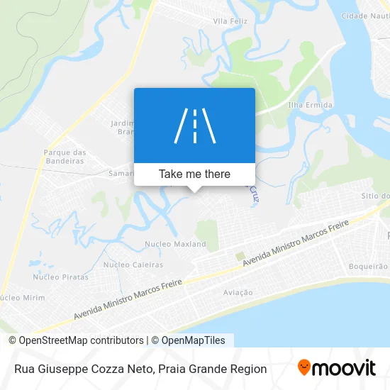 Rua Giuseppe Cozza Neto map