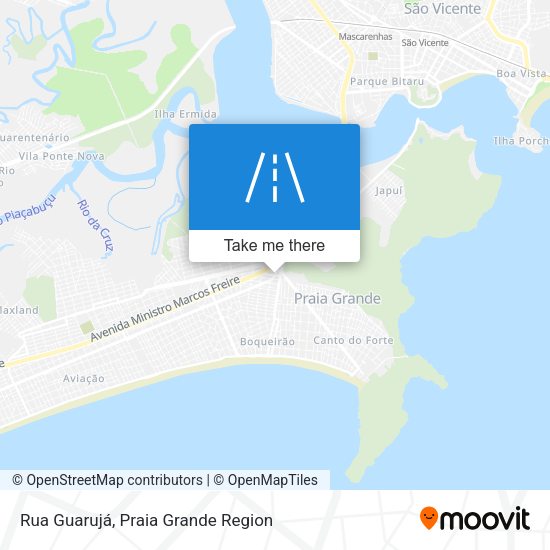 Rua Guarujá map
