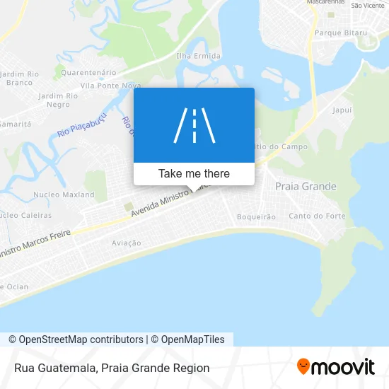 Rua Guatemala map