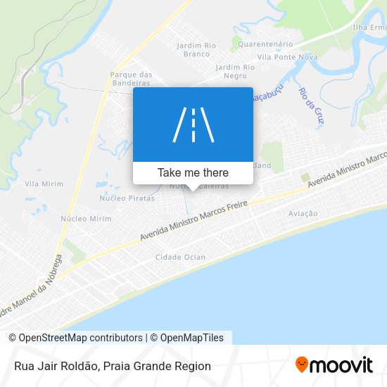 Rua Jair Roldão map