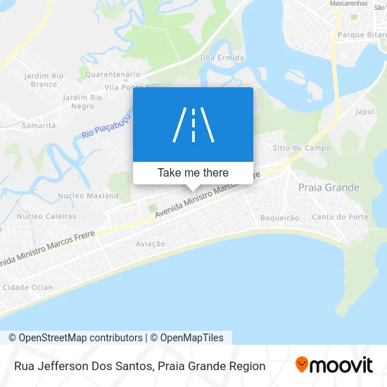 Rua Jefferson Dos Santos map