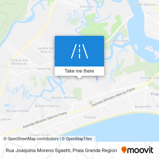 Rua Joaquina Moreno Sgaetti map