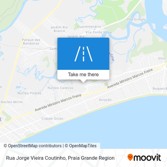 Rua Jorge Vieira Coutinho map