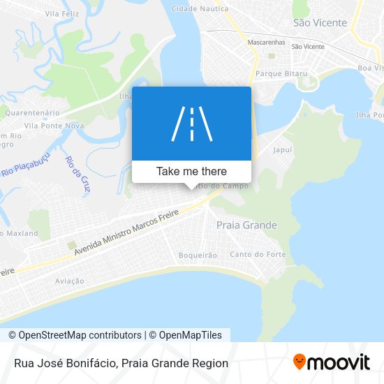 Rua José Bonifácio map
