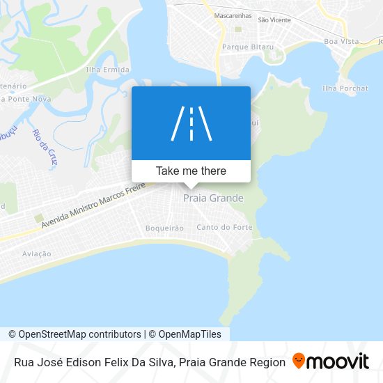 Rua José Edison Felix Da Silva map