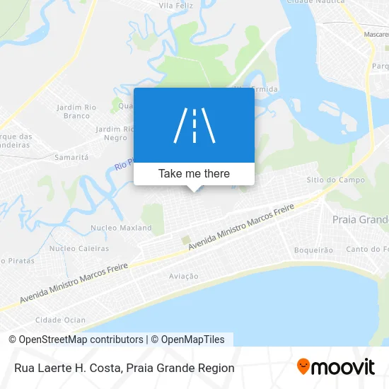 Rua Laerte H. Costa map