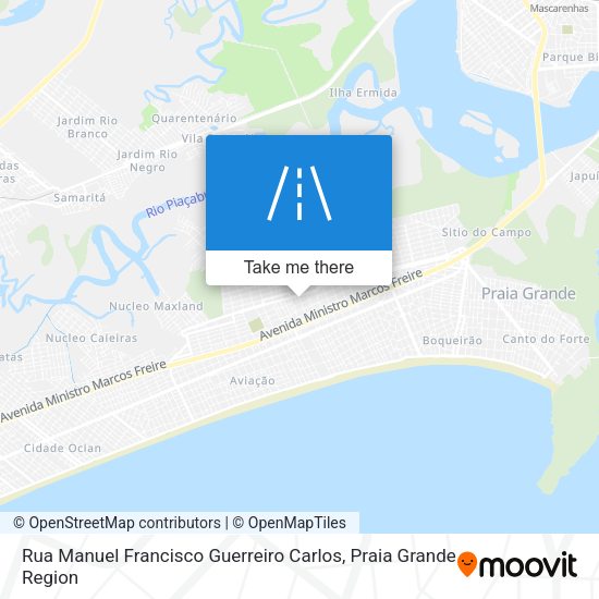 Rua Manuel Francisco Guerreiro Carlos map