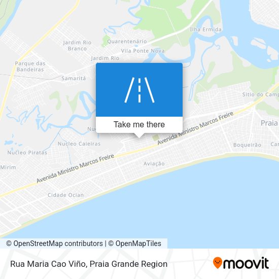 Rua Maria Cao Viño map