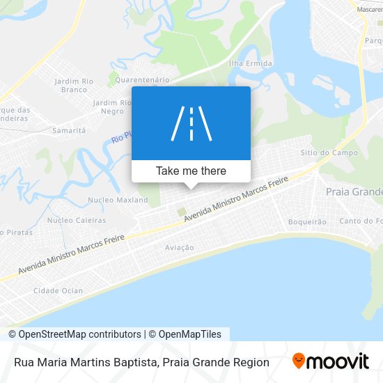 Rua Maria Martins Baptista map