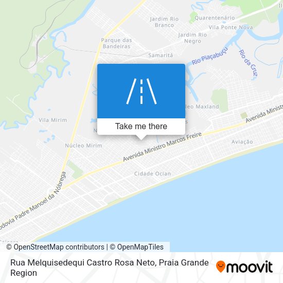 Rua Melquisedequi Castro Rosa Neto map