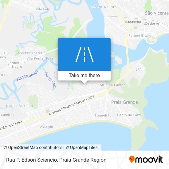 Rua P. Edson Sciencio map