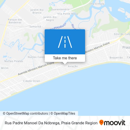 Rua Padre Manoel Da Nóbrega map
