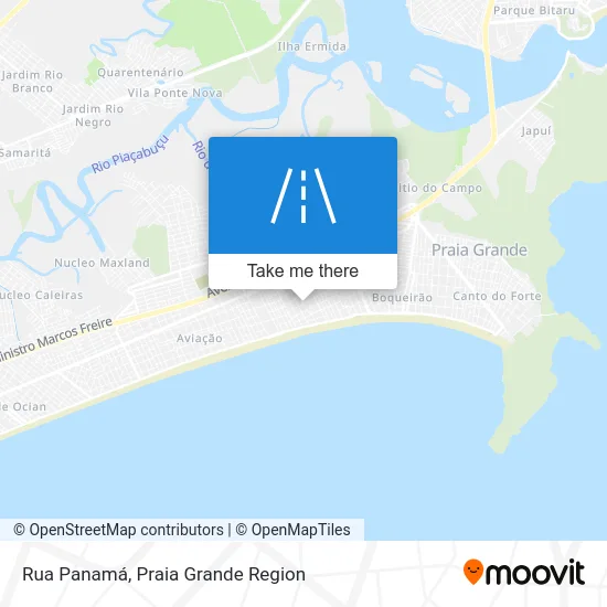 Rua Panamá map