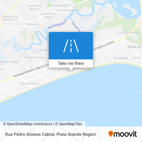 Rua Pedro Alvares Cabral map