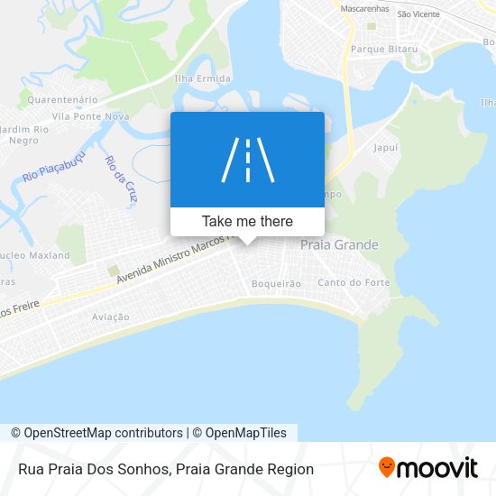 Rua Praia Dos Sonhos map