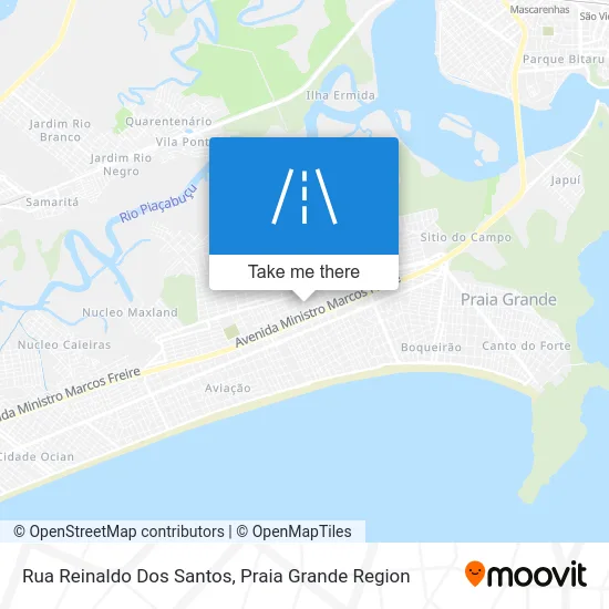 Rua Reinaldo Dos Santos map
