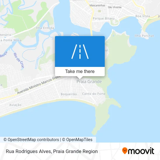 Rua Rodrigues Alves map