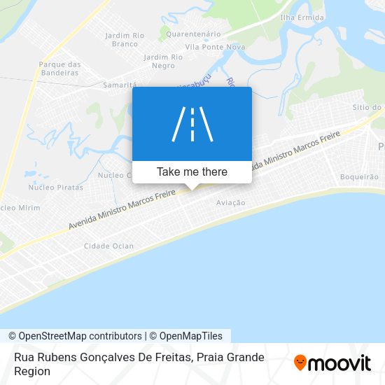 Rua Rubens Gonçalves De Freitas map