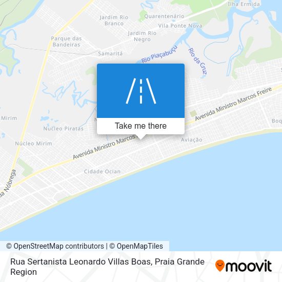Rua Sertanista Leonardo Villas Boas map