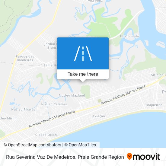 Rua Severina Vaz De Medeiros map