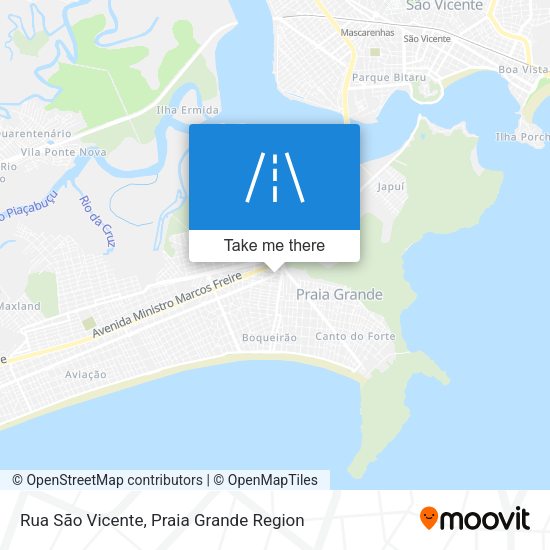 Rua São Vicente map
