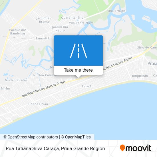Rua Tatiana Silva Caraça map