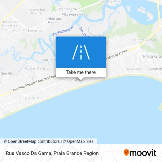 Rua Vasco Da Gama map