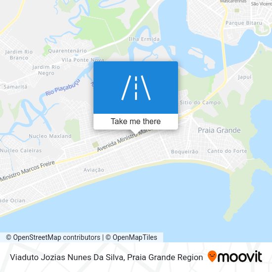 Viaduto Jozias Nunes Da Silva map