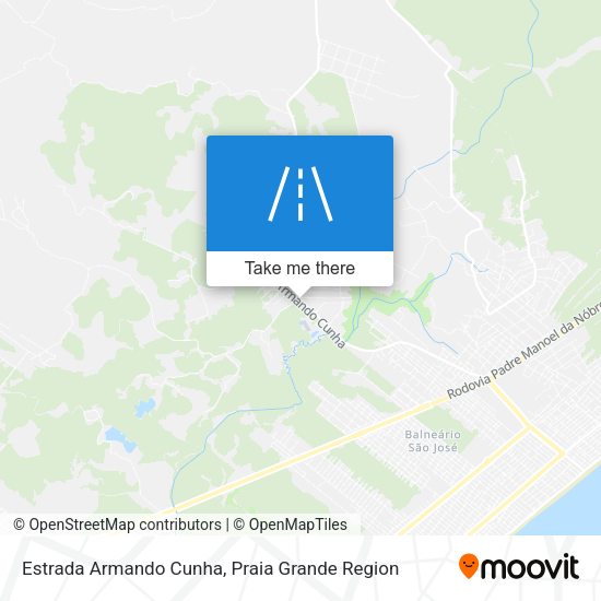 Estrada Armando Cunha map