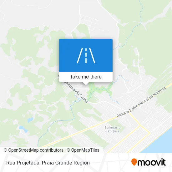Rua Projetada map