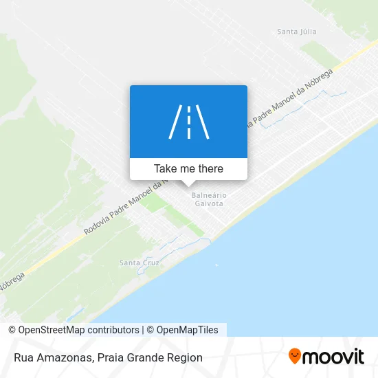 Rua Amazonas map
