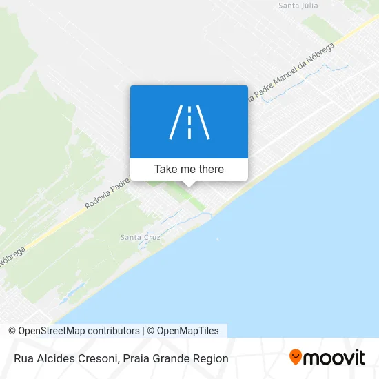 Rua Alcides Cresoni map