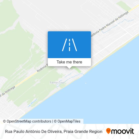 Rua Paulo Antônio De Oliveira map