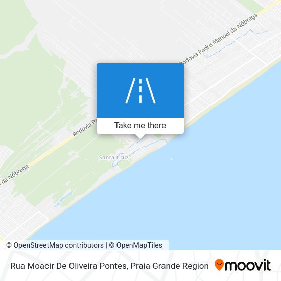 Rua Moacir De Oliveira Pontes map