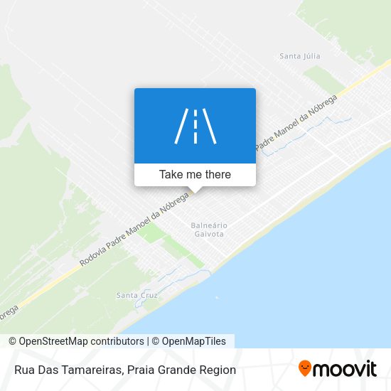 Rua Das Tamareiras map