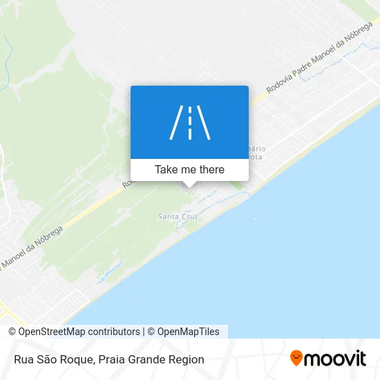 Rua São Roque map