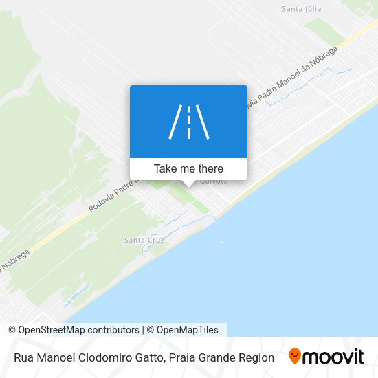 Rua Manoel Clodomiro Gatto map
