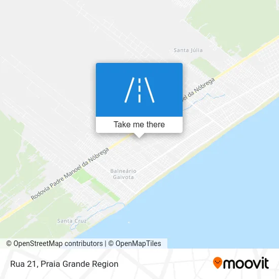Rua 21 map