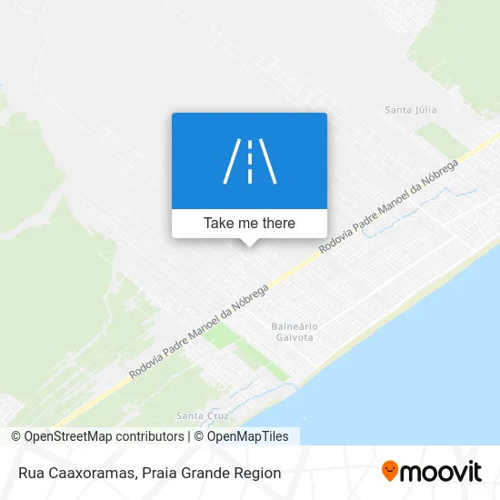 Rua Caaxoramas map