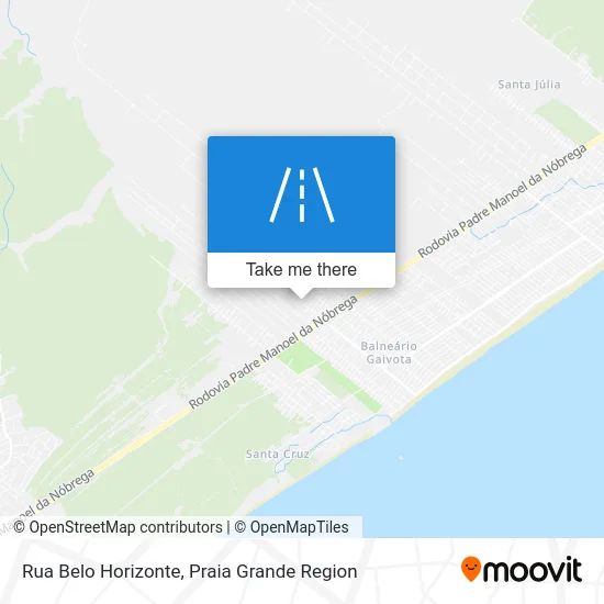 Rua Belo Horizonte map