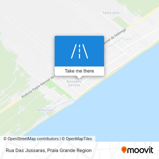 Rua Das Jussaras map