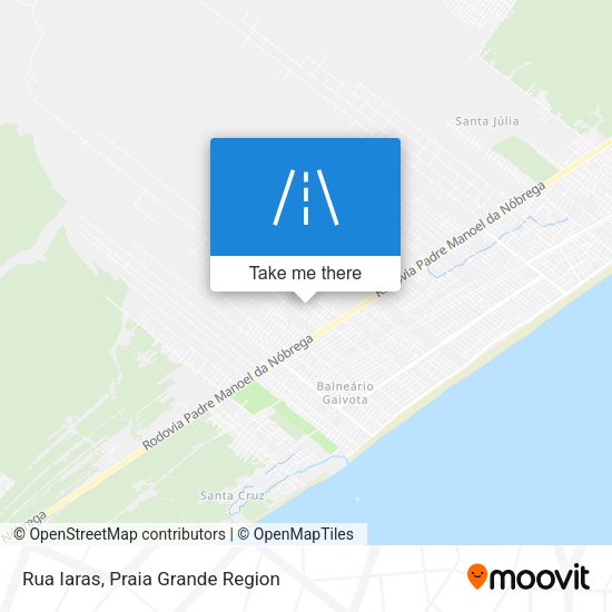 Rua Iaras map