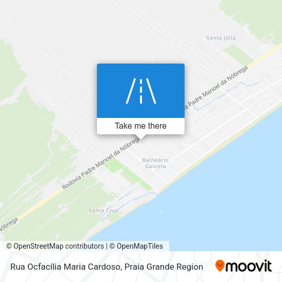 Rua Ocfacília Maria Cardoso map