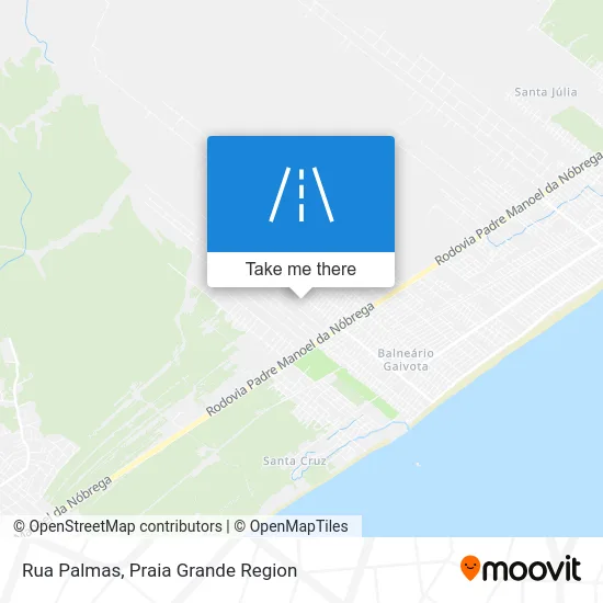 Rua Palmas map