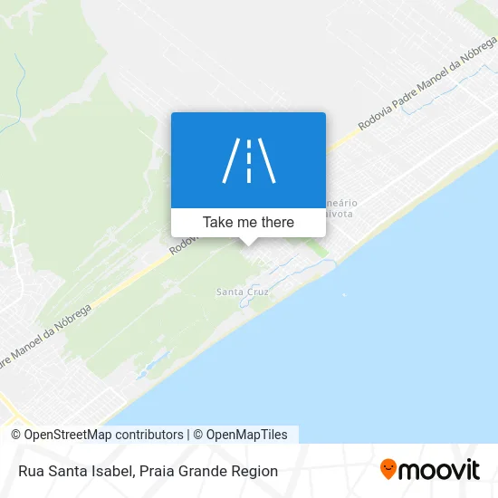 Rua Santa Isabel map