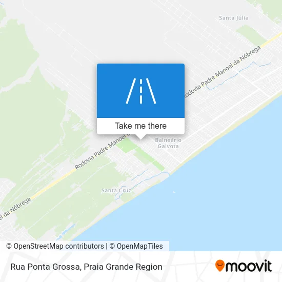 Rua Ponta Grossa map