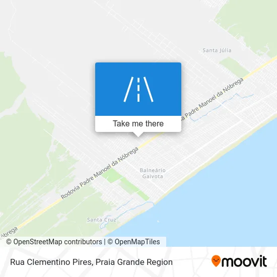 Rua Clementino Pires map